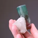 Elbaite on Quartz Tourmaline - image 2