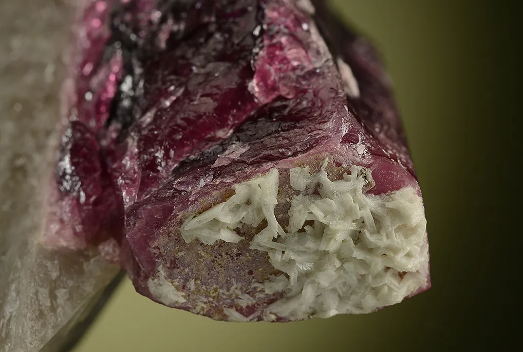 Elbaite on Quartz var. Smoky - image 6