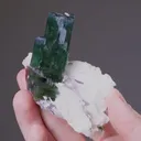 Elbaite on Quartz with Lepidolite - image 2