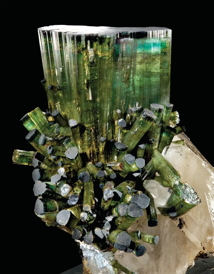 Elbaite, Quartz - image 1