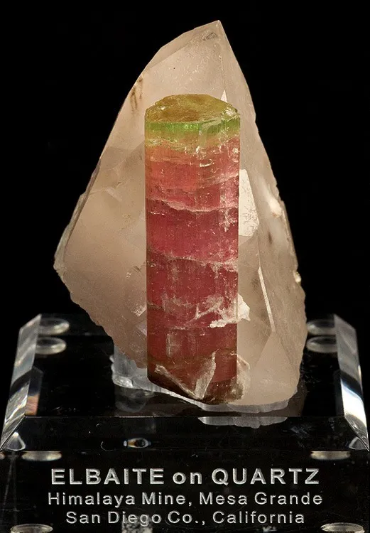 Elbaite, Quartz image