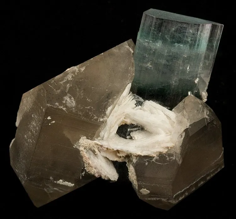 Elbaite, Quartz image