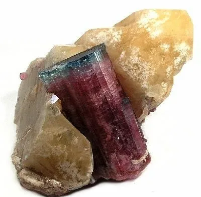 Elbaite, Quartz - image 1