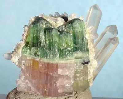 Elbaite, Quartz image