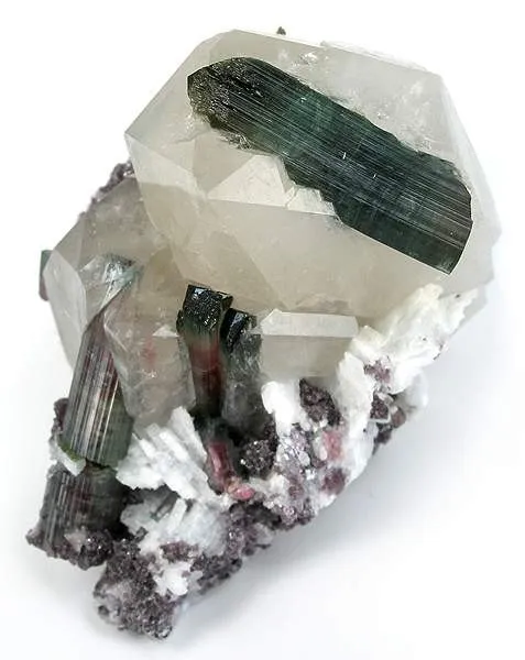 Elbaite, Quartz image