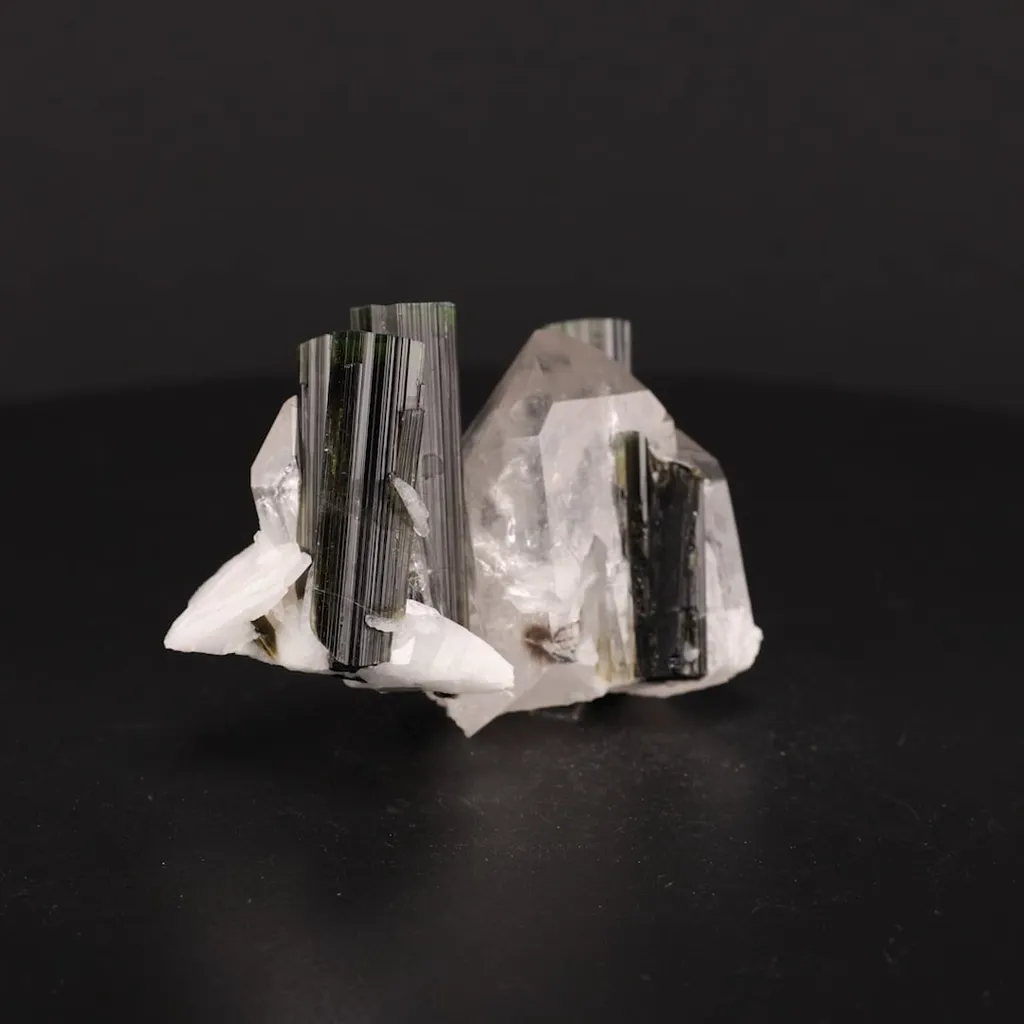 Elbaite Quartz, Albite - image 2