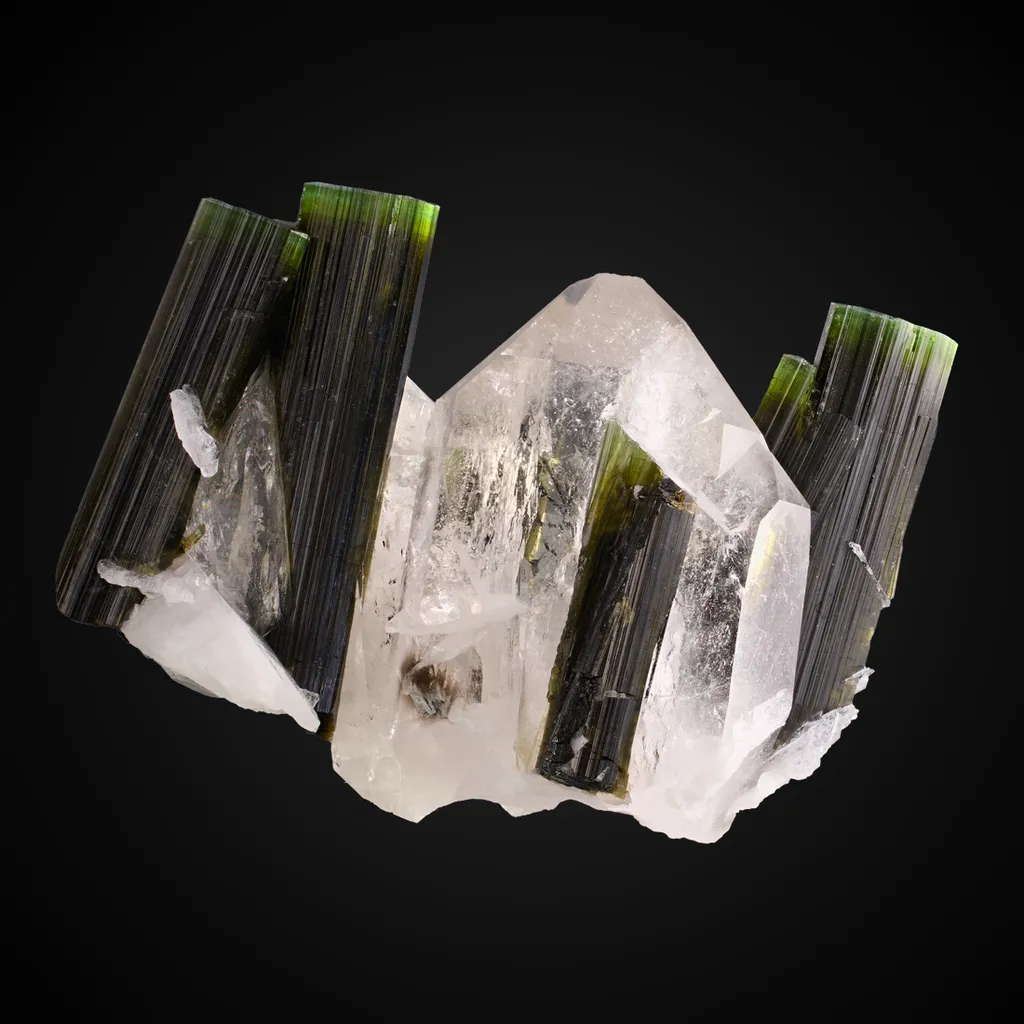 Elbaite Quartz, Albite image