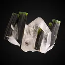 Elbaite Quartz, Albite - image 1