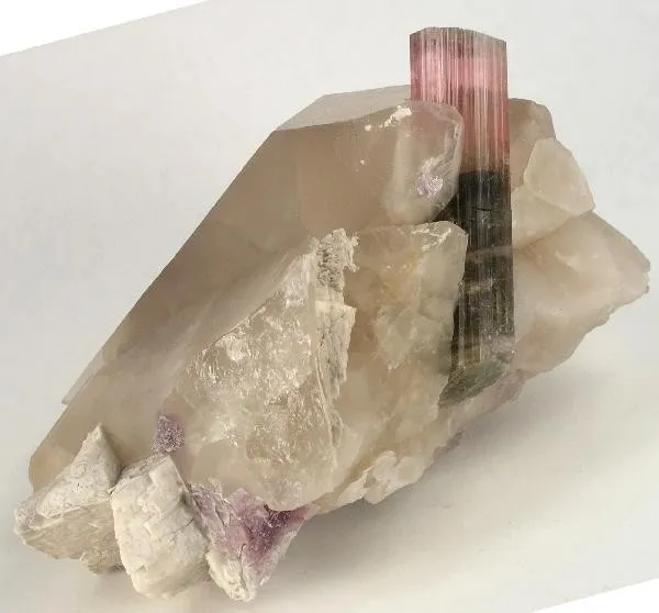 Elbaite, Quartz, Albite, Lepidolite image