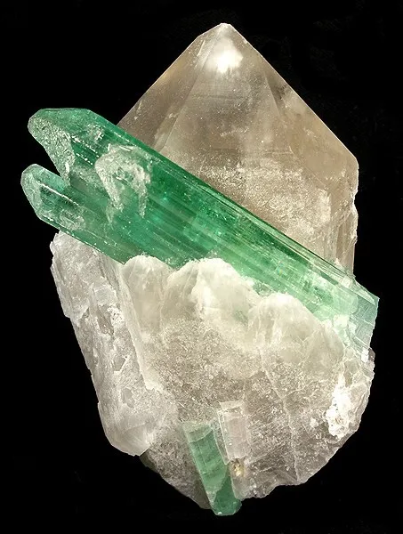 Elbaite, Quartz image