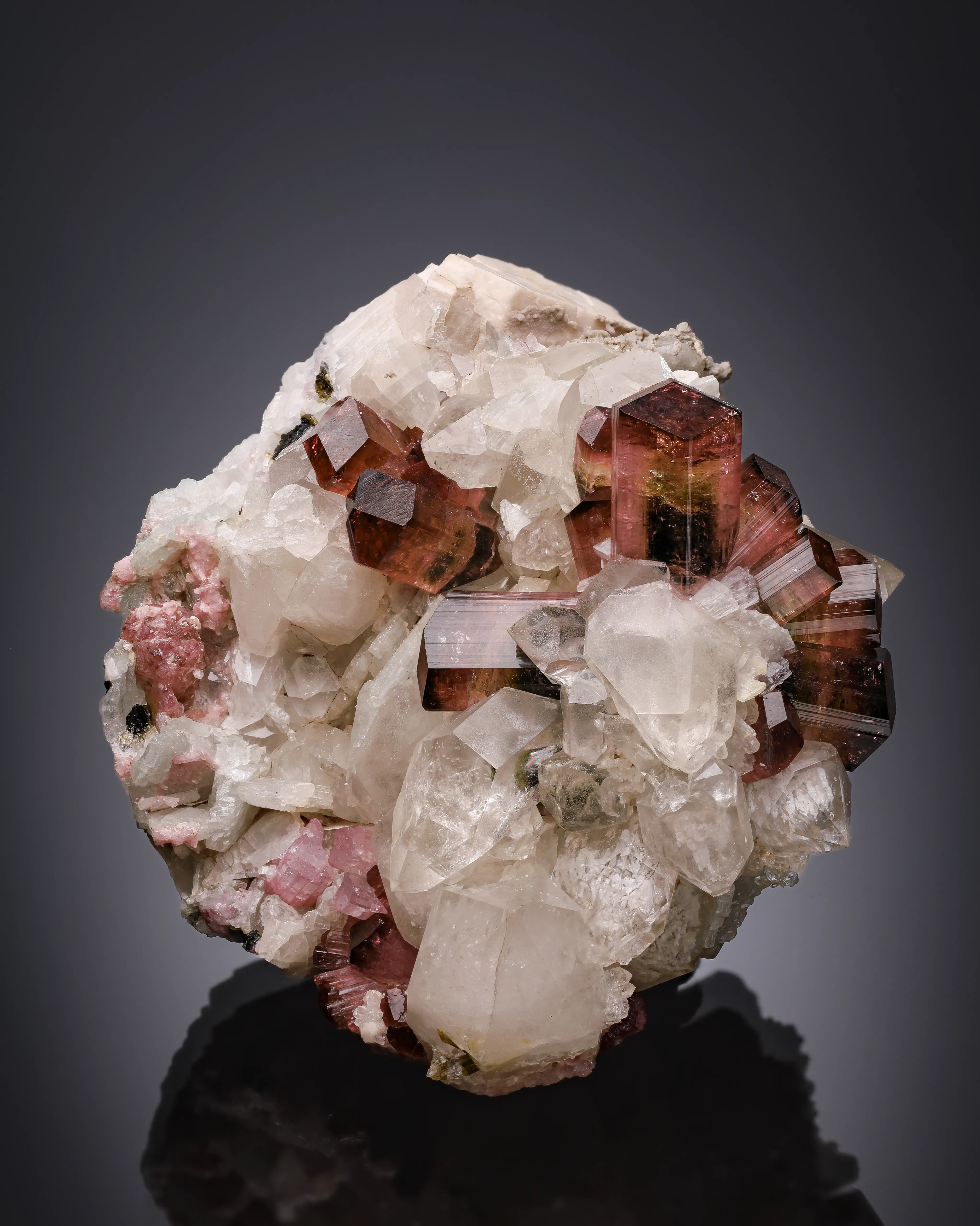 Elbaite, Quartz - image 1
