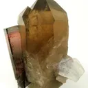 Elbaite, Quartz (Var: Smoky Quartz), Albite (Var: Cleavelandite) - image 2