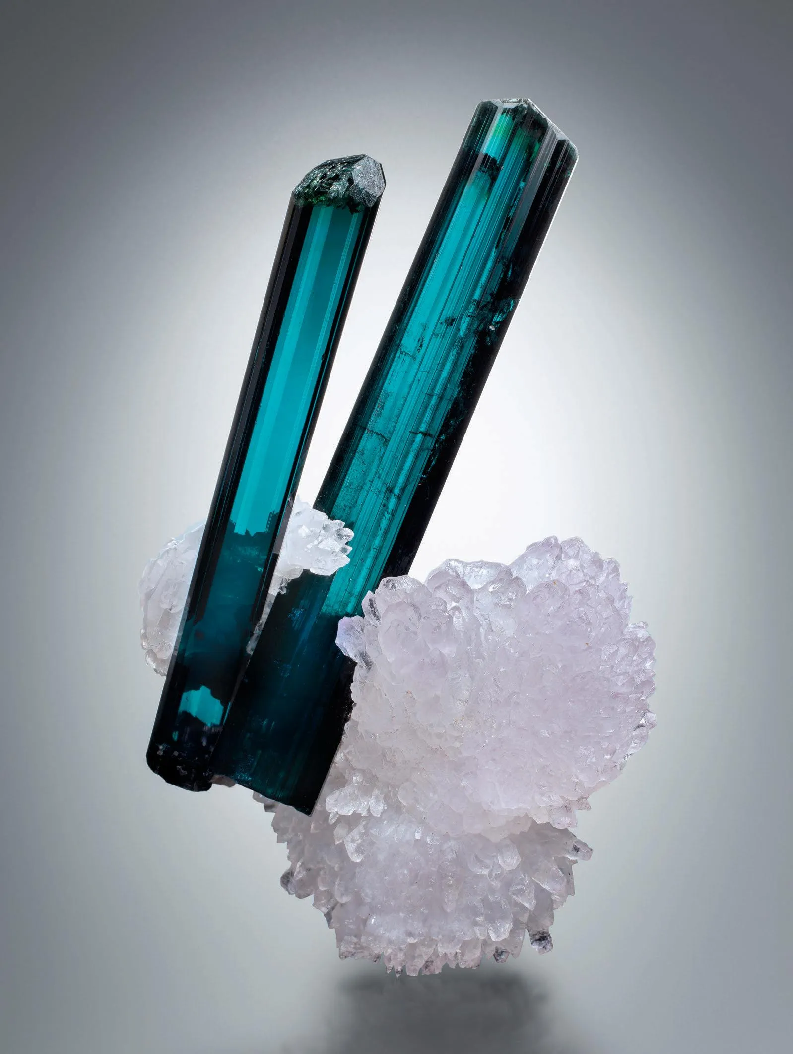 Elbaite, Rose Quartz - image 2