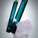 Elbaite, Rose Quartz - image 1