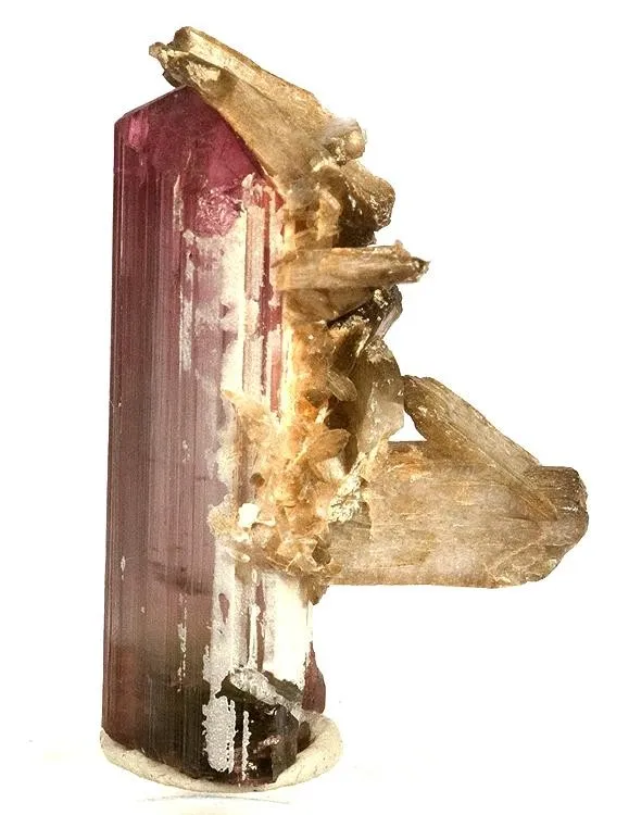 Elbaite, Stilbite - image 2