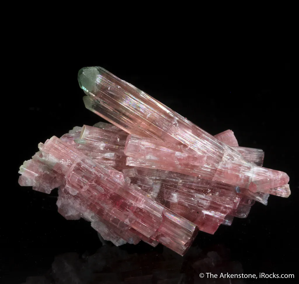 Elbaite Tourmaline (1967 pocket!) - illustrated - image 2
