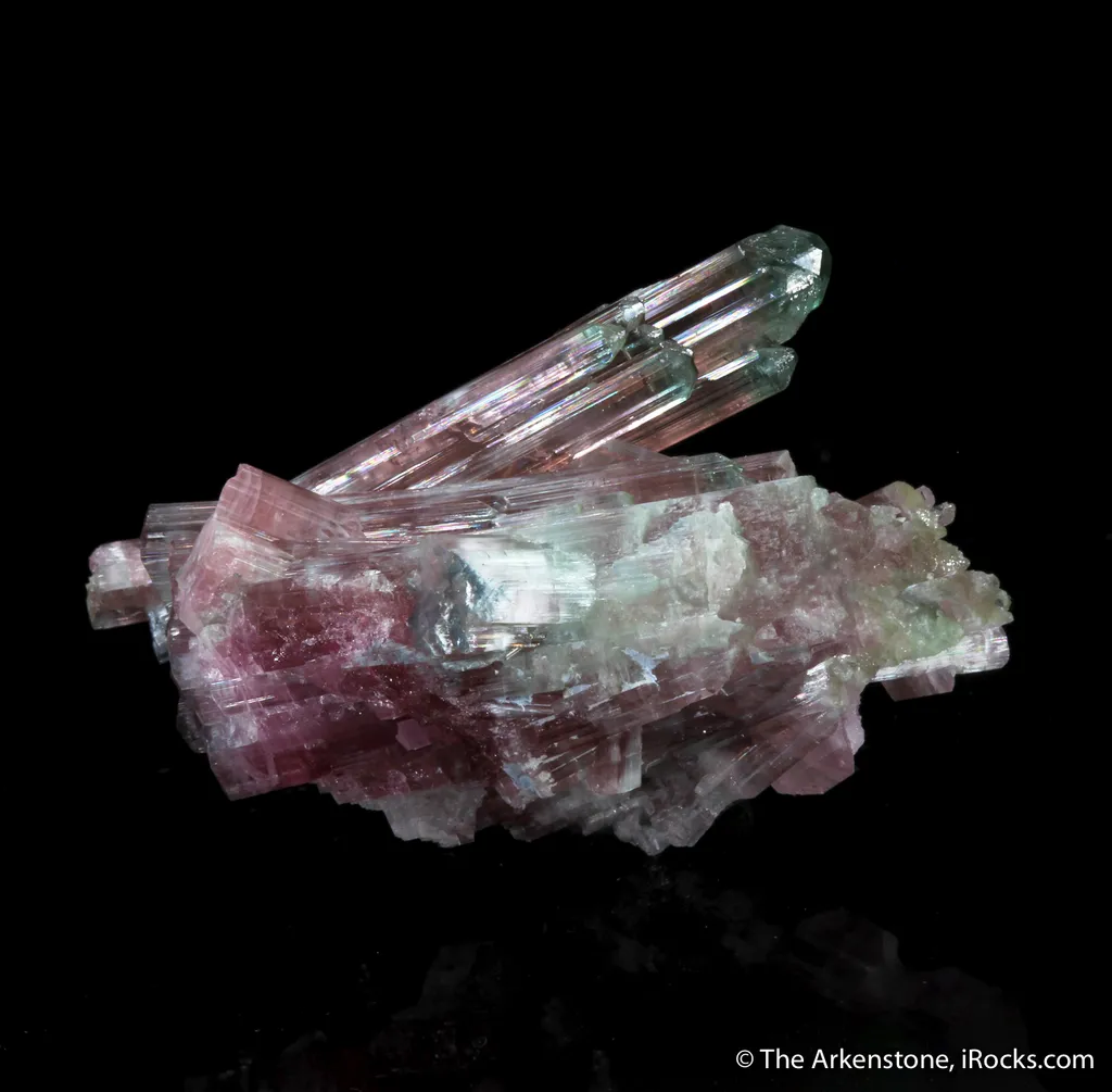 Elbaite Tourmaline (1967 pocket!) - illustrated - image 4