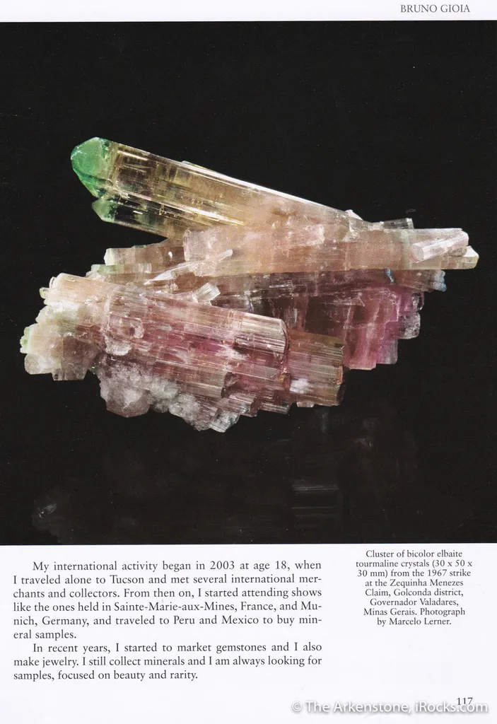 Elbaite Tourmaline (1967 pocket!) - illustrated - image 5