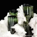 Elbaite Tourmaline and Lepidolite in Cleavelandite - image 5