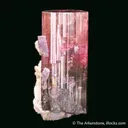 Elbaite Tourmaline and Stilbite - image 4