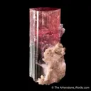 Elbaite Tourmaline and Stilbite - image 6