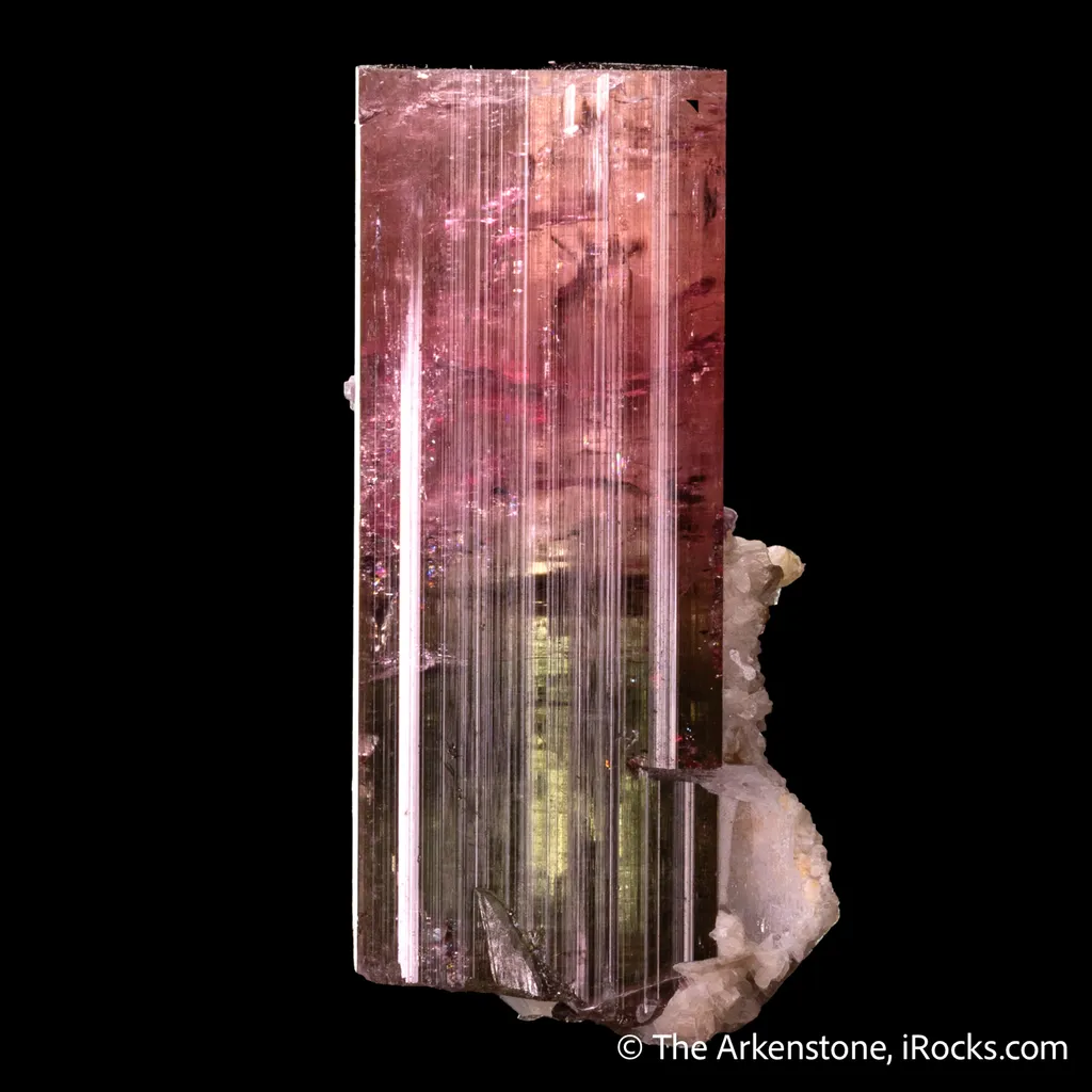 Elbaite Tourmaline and Stilbite - image 5