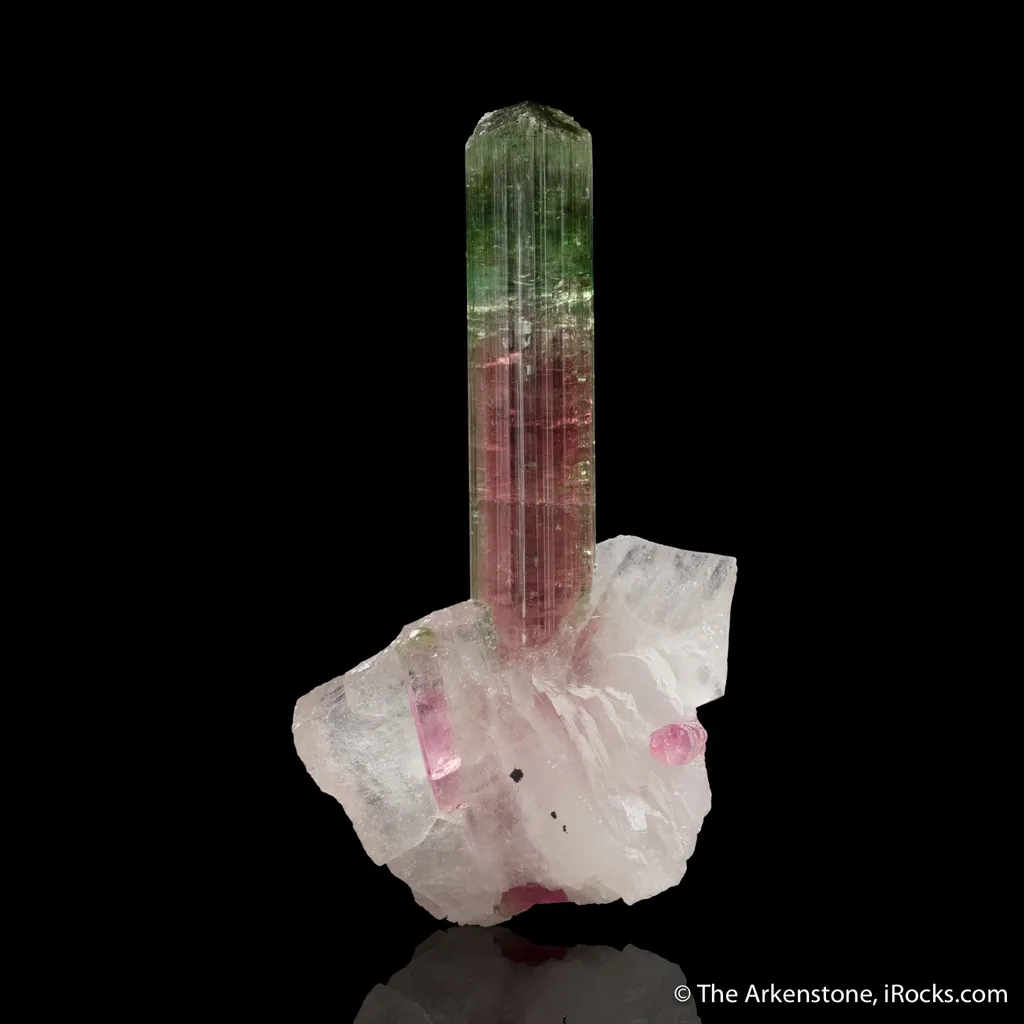 Elbaite Tourmaline on Quartz - image 2