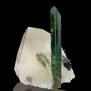 Elbaite Tourmaline, on Quartz - image 1