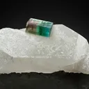 Elbaite Tourmaline on Quartz - image 1