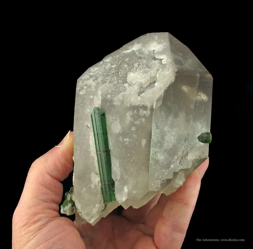Elbaite Tourmaline on Quartz (Floater) - image 5