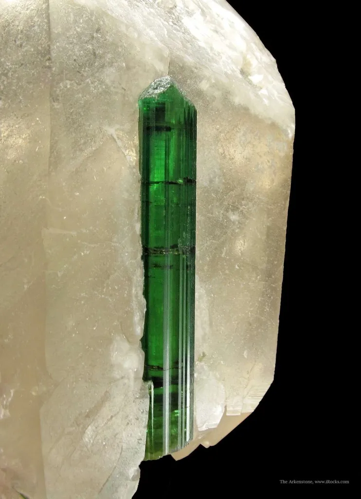 Elbaite Tourmaline on Quartz (Floater) - image 2