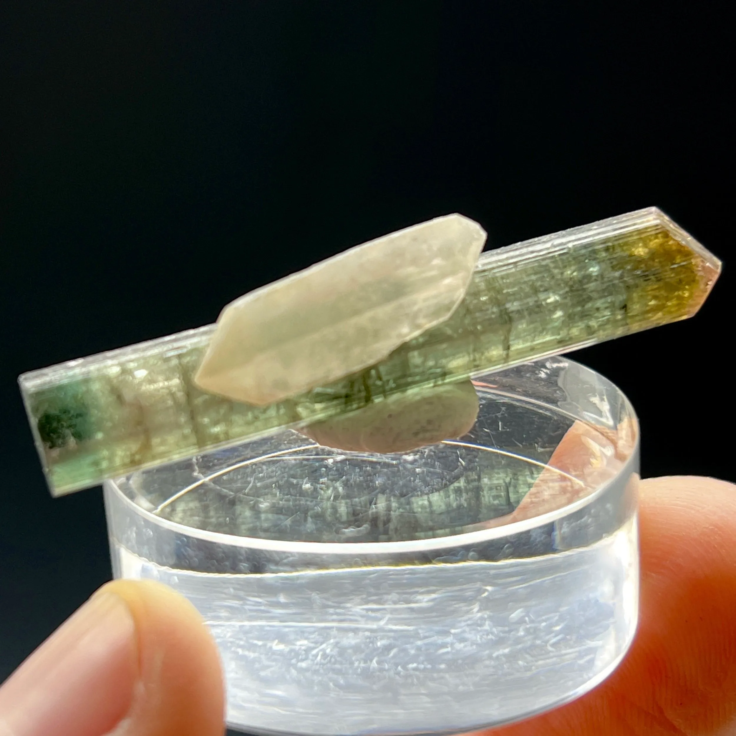 Elbaite Tourmaline & Quartz - image 3