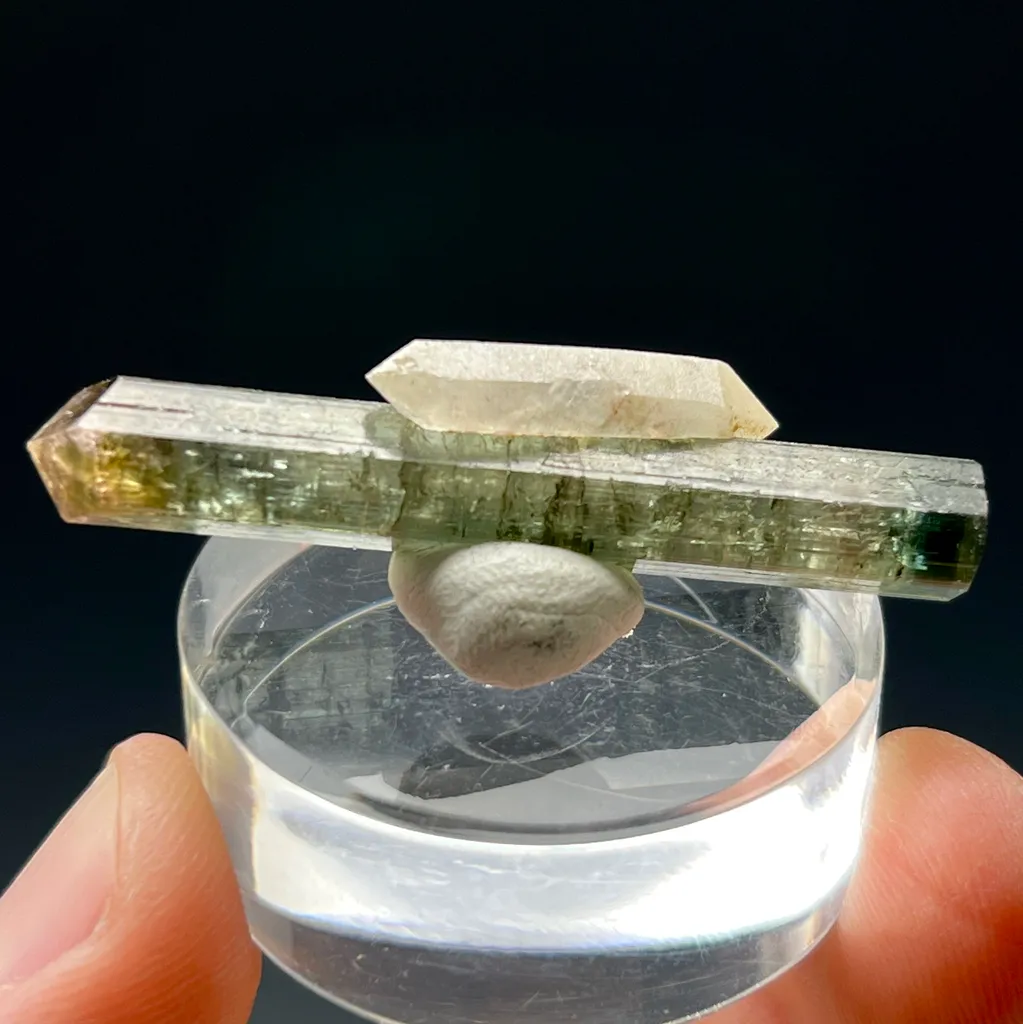 Elbaite Tourmaline & Quartz - image 6