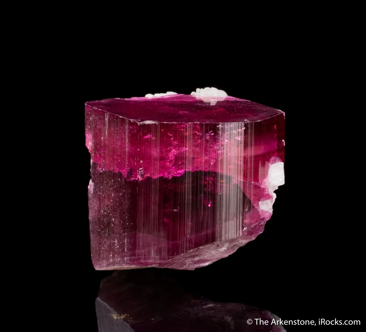 Elbaite Tourmaline var. Rubellite with Albite - image 1