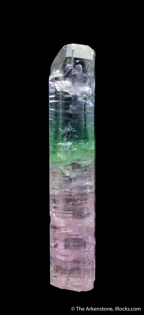 Elbaite Tourmaline with Achroite top - image 4