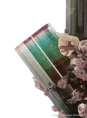 Elbaite Tourmaline With Lepidolite - image 4