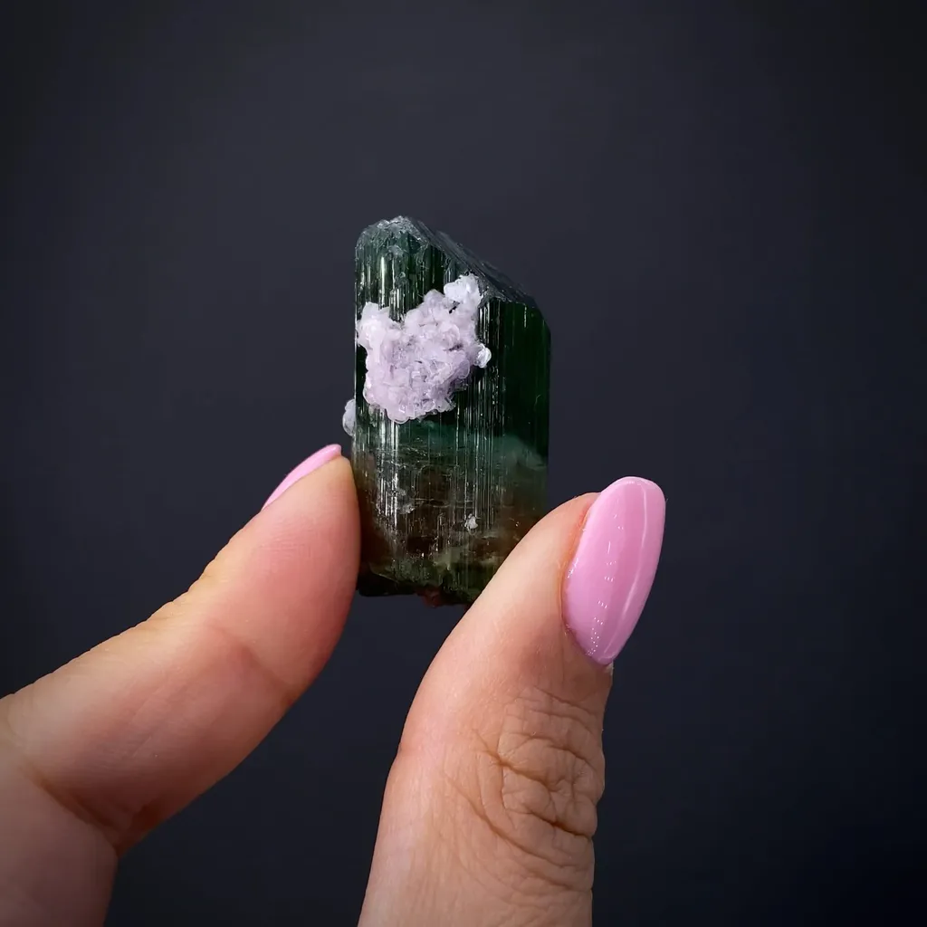 Elbaite Tourmaline with Lepidolite image
