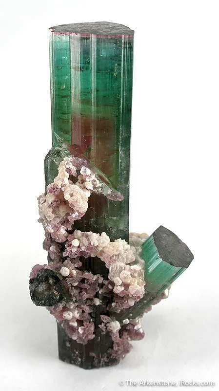 Elbaite Tourmaline With Lepidolite image