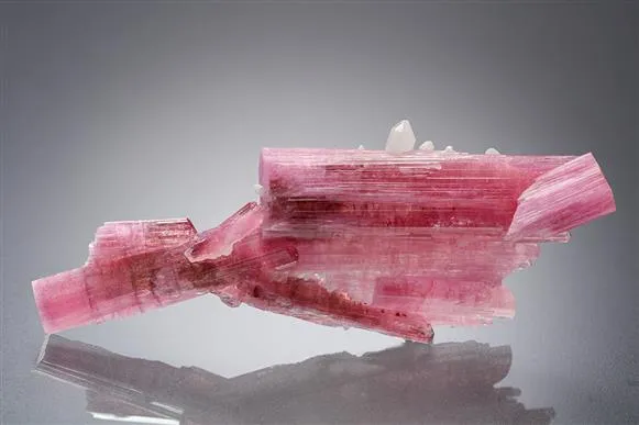 Elbaite - Tourmaline with Quartz image