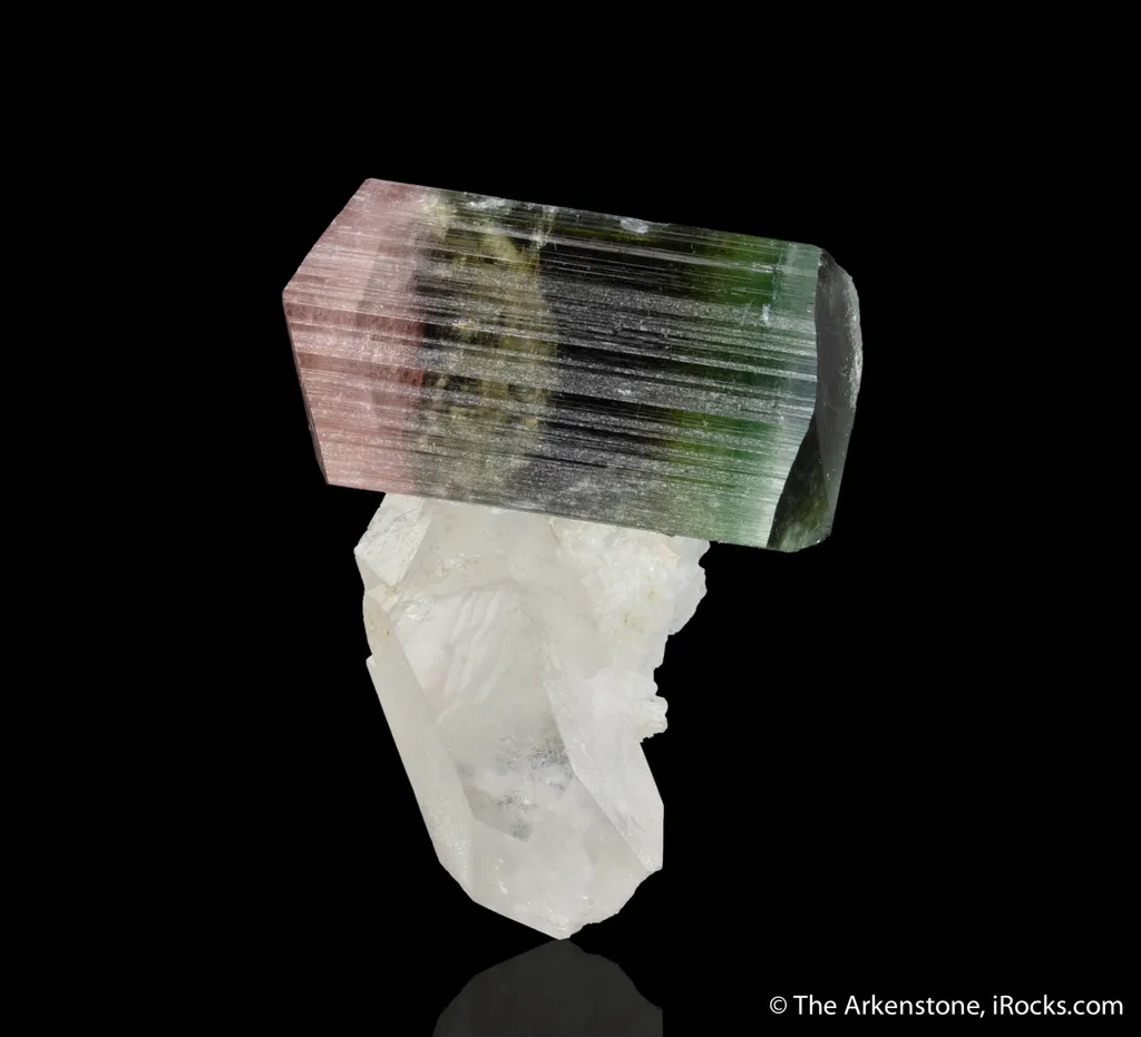 Elbaite Tourmaline with Quartz and Albite - image 2