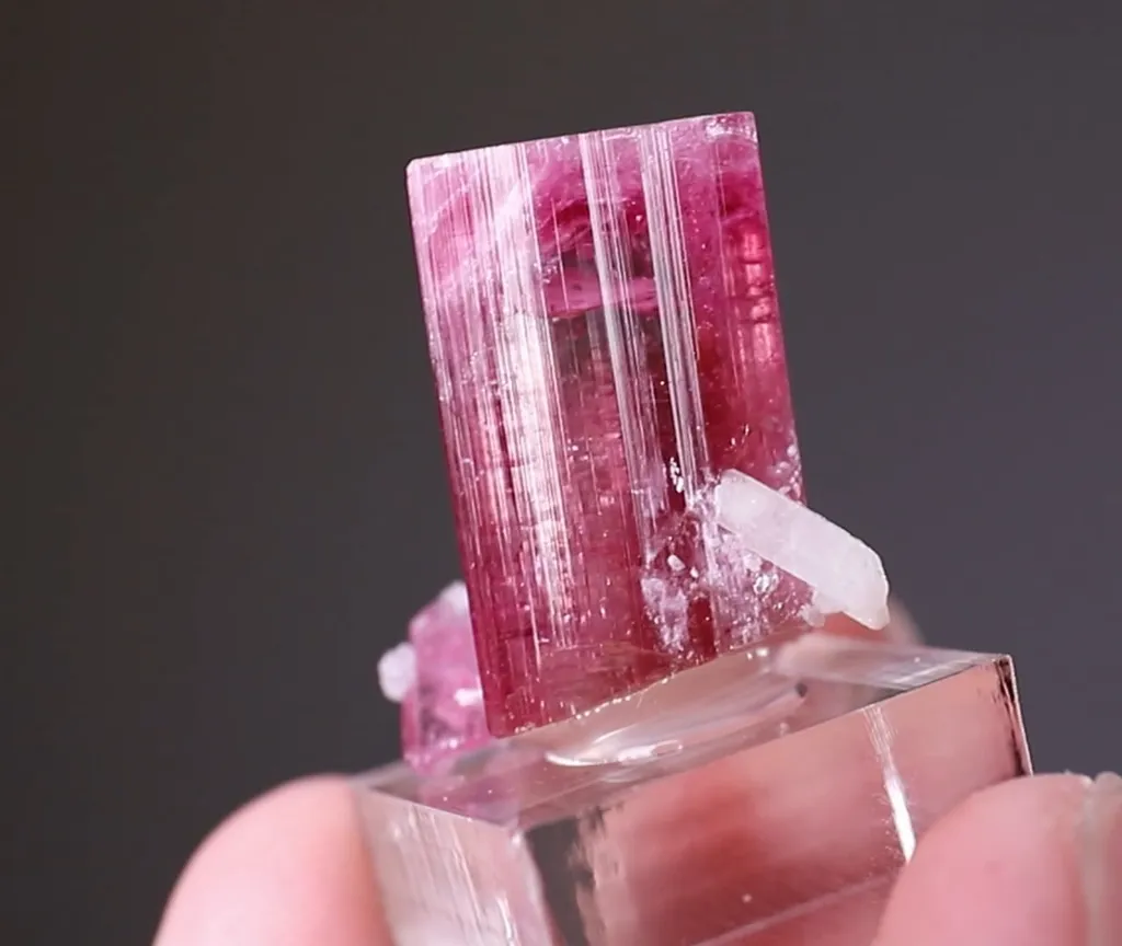 Elbaite - Tourmaline with Quartz and Lepidolite - image 2