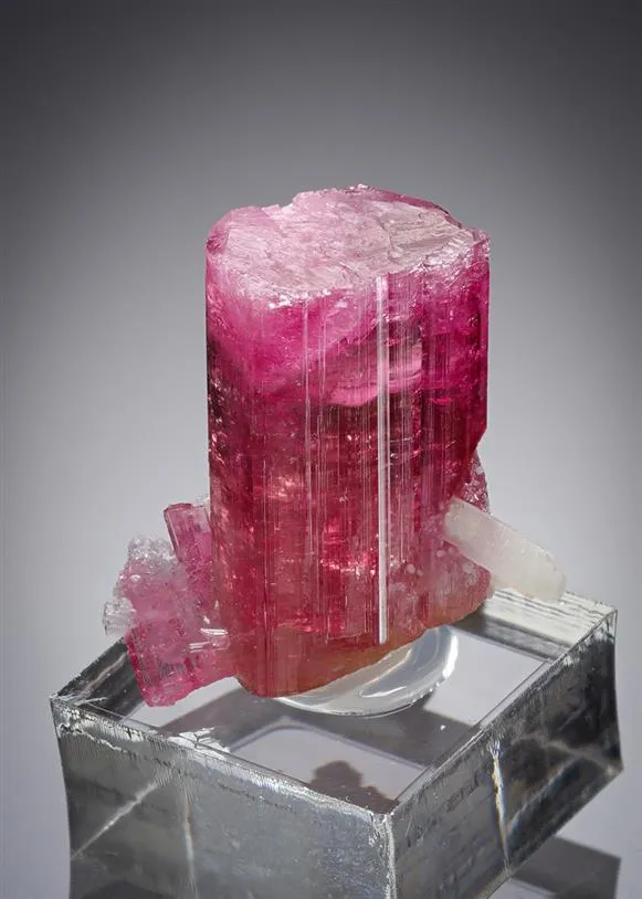 ELBAITE - Tourmaline with QUARTZ and LEPIDOLITE - image 1