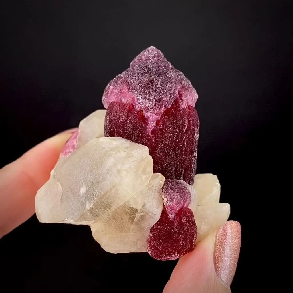 Elbaite Tourmaline with Quartz image