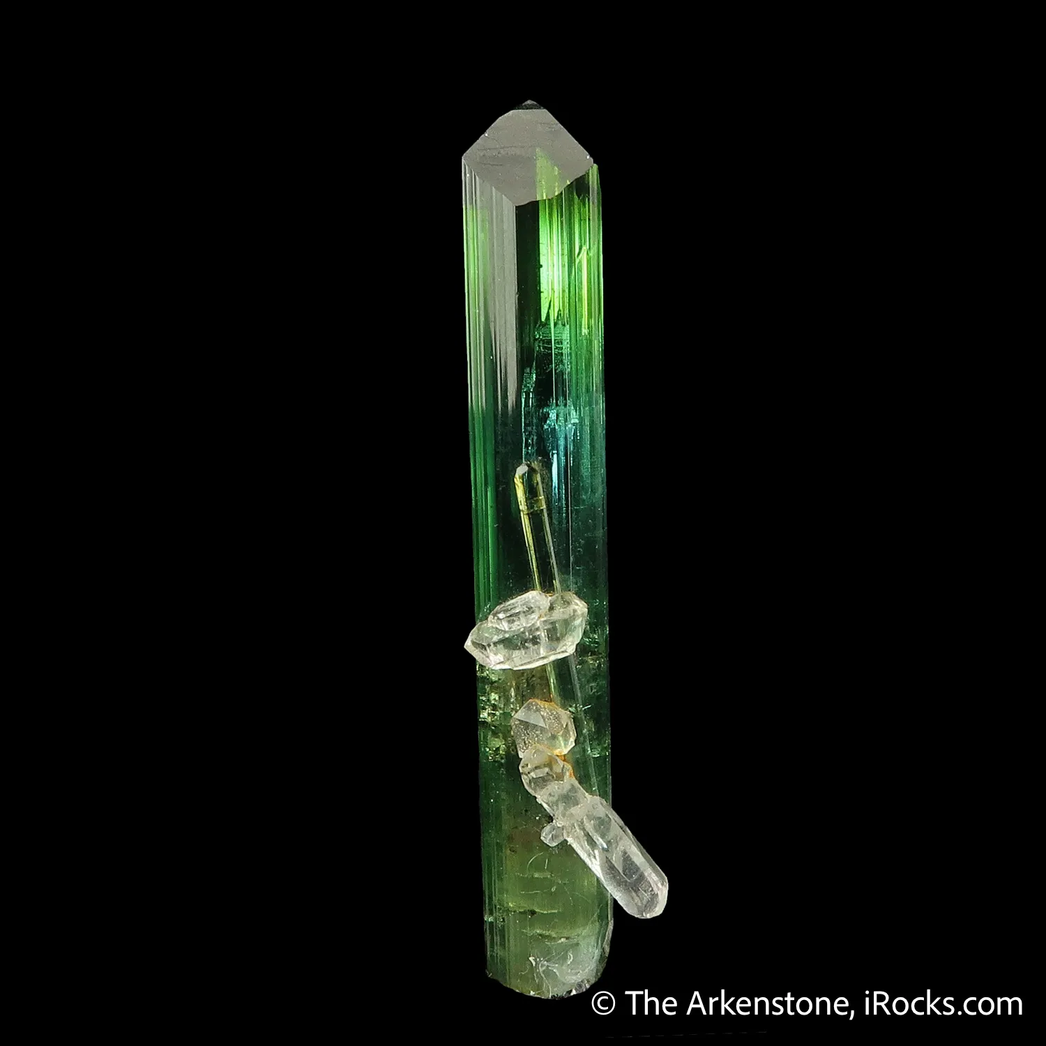 Elbaite Tourmaline with Quartz - image 1