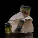 Elbaite Tourmaline with Quartz - image 3