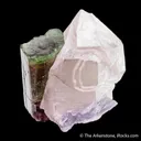 Elbaite Tourmaline with Quartz & Lepidolite - image 3
