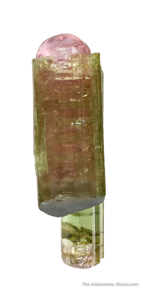 Elbaite Tourmaline with rare "gem nodule" - image 6