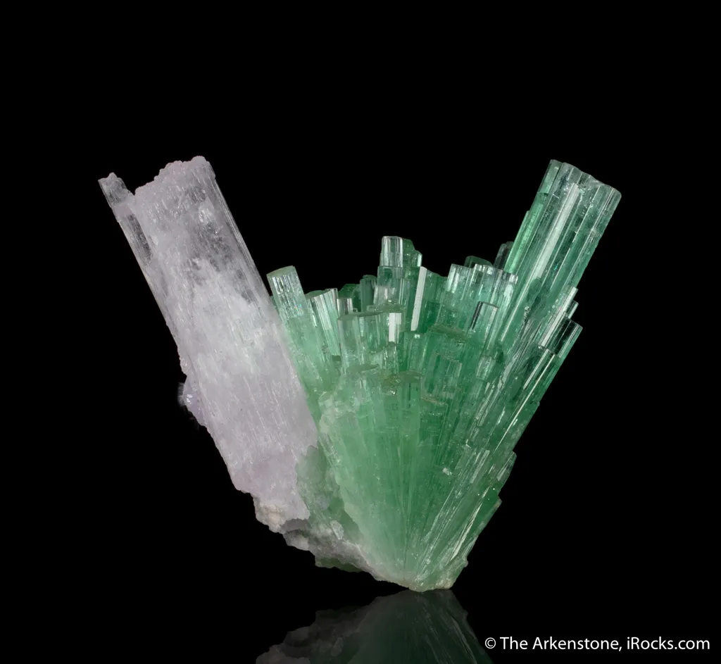 Elbaite Tourmaline with Spodumene var. Kunzite - image 2