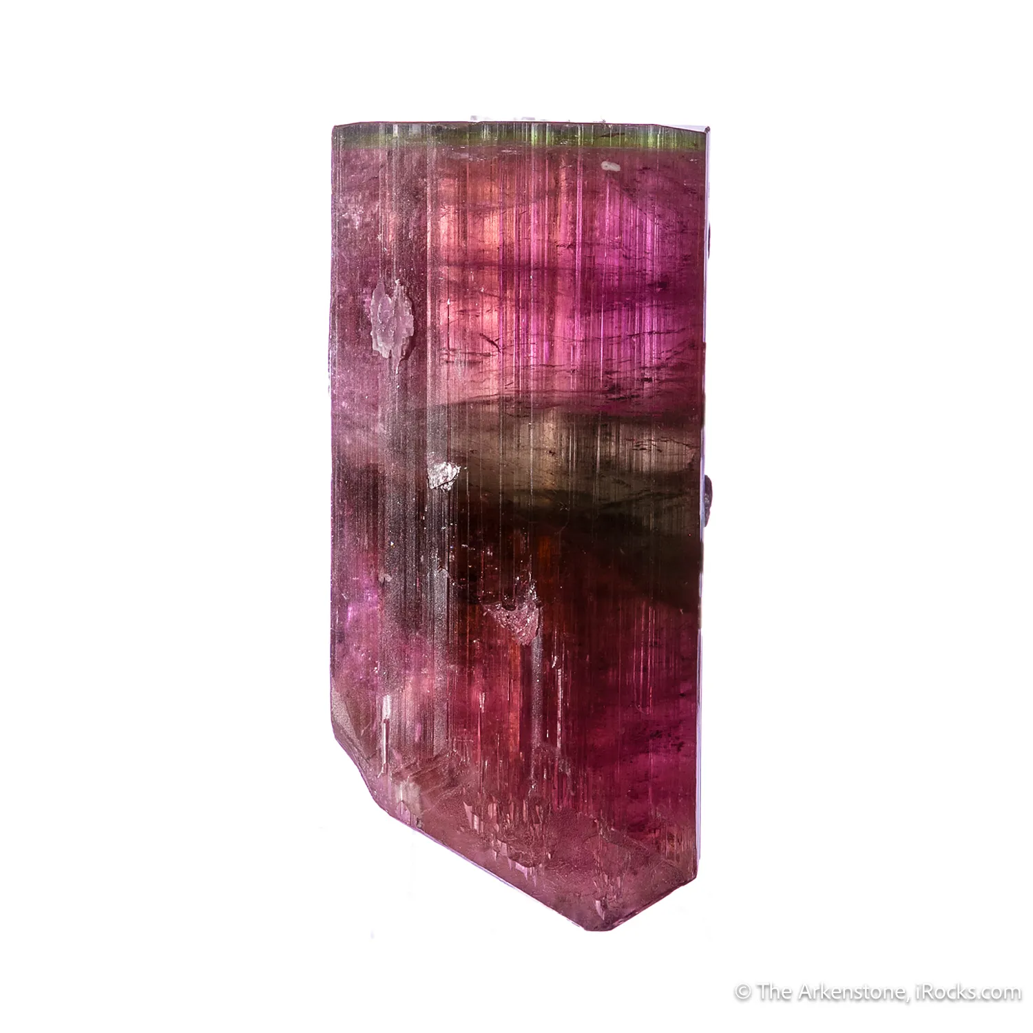 Elbaite Tourmaline with Stilbite - image 4