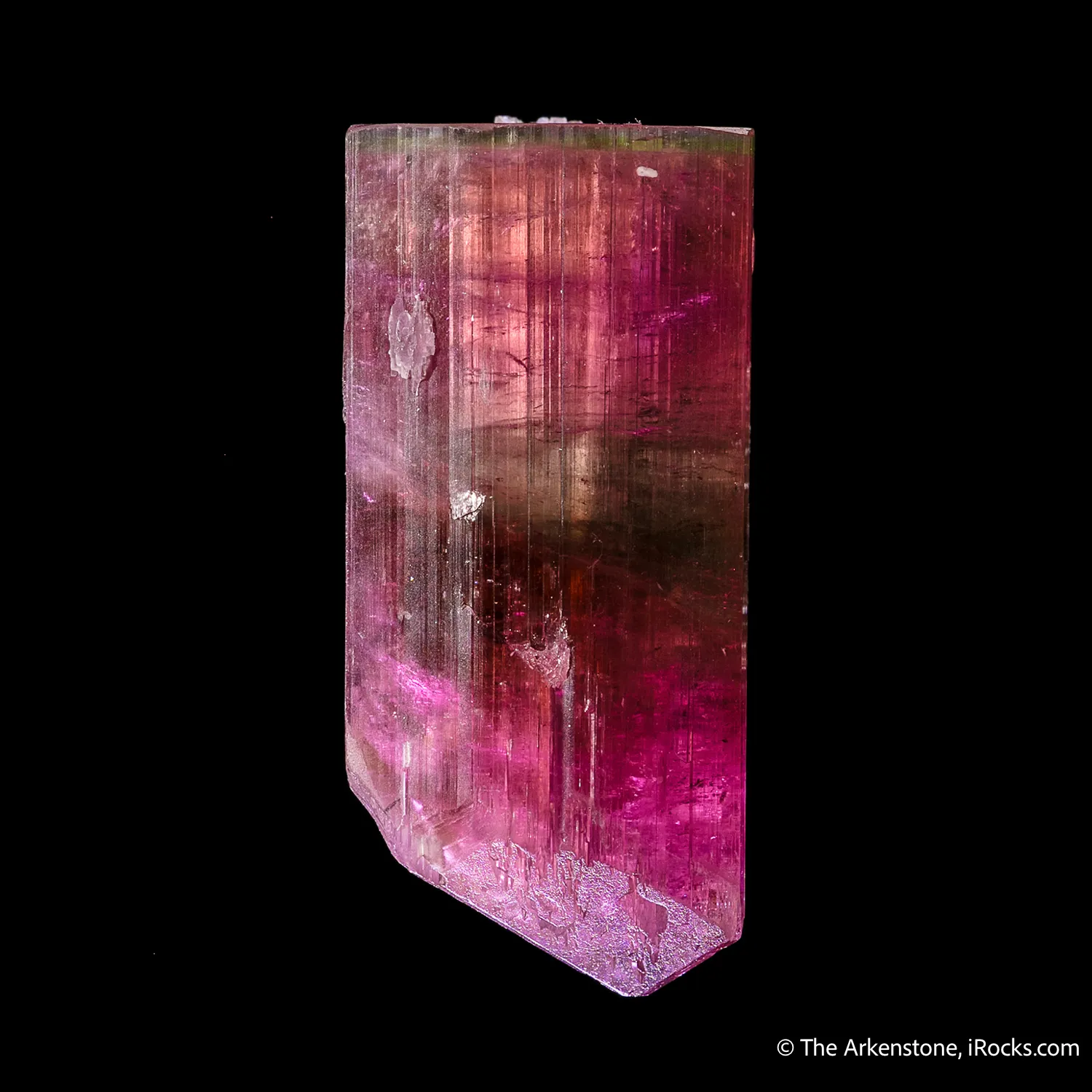 Elbaite Tourmaline with Stilbite - image 5